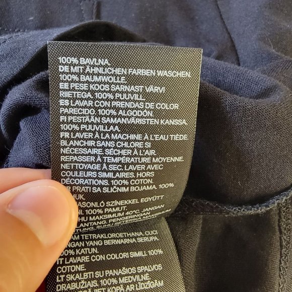 H & M Striped Short Sleeve Cropped Tee Size  XS - Picture 5 of 6